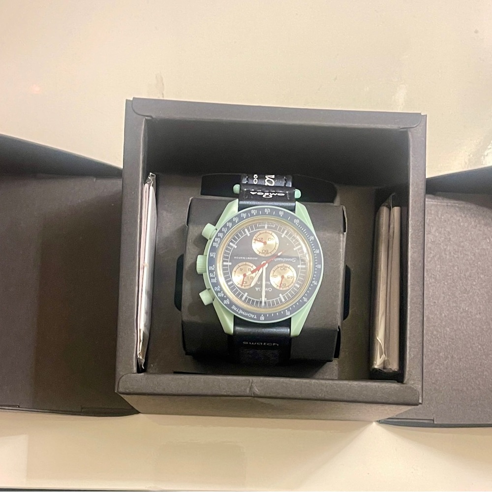 Swatch X Omega Bioceramic Moonswatch Mission To Earth